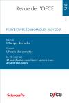 Revue de l'OFCE n° 186 : Perspectives économiques 2024-2025 (avril 2024) 